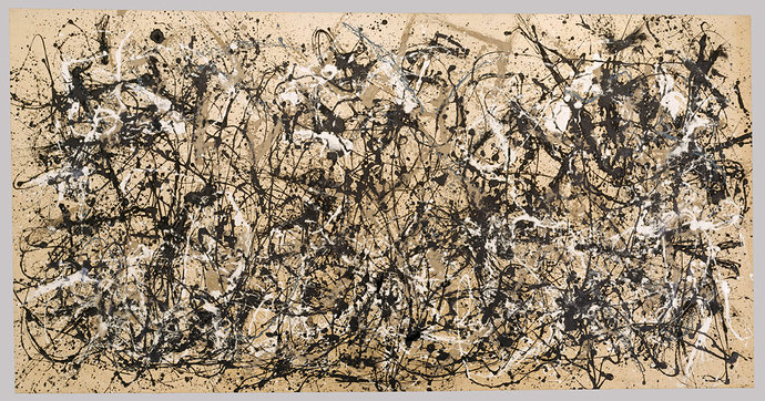 Jackson Pollock.Autumn Rythm