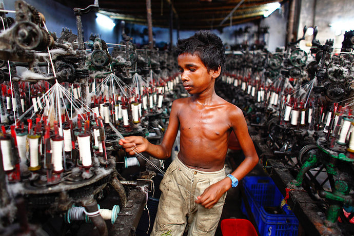 Kehidupan anak-anak Bangladesh