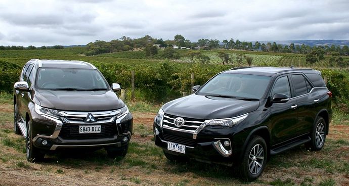 pajero and fortuner