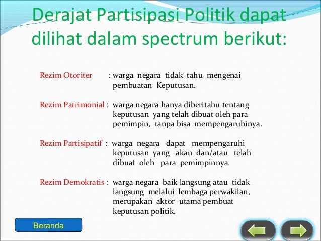 Partisipasi Politik Negara Otoriter