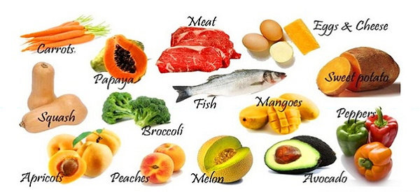 Sumber makanan yang mengandung vitamin A