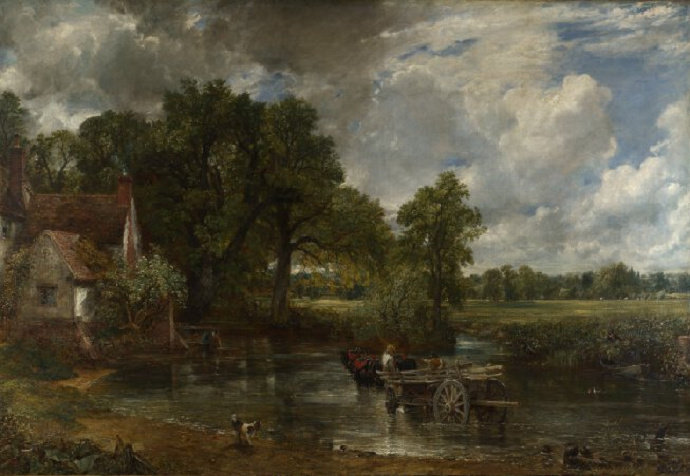 Gambar The Hay Wain (1821). John Constable.