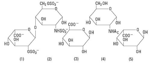 Heparin Sodium Structural Formula