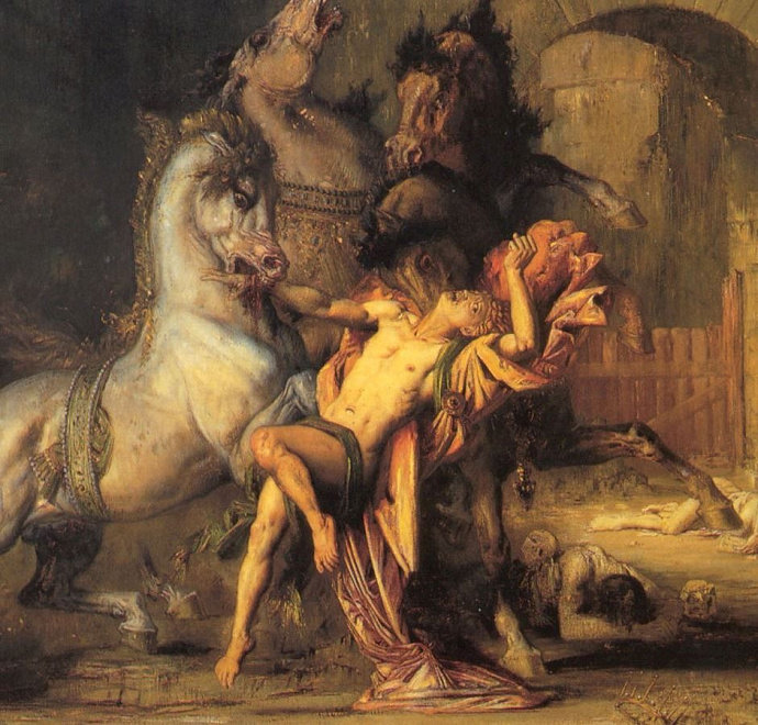 Lukisan Berdarah Diomedes Devoured by his Horses