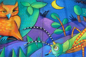 10Colorful-Owl-chalk-art