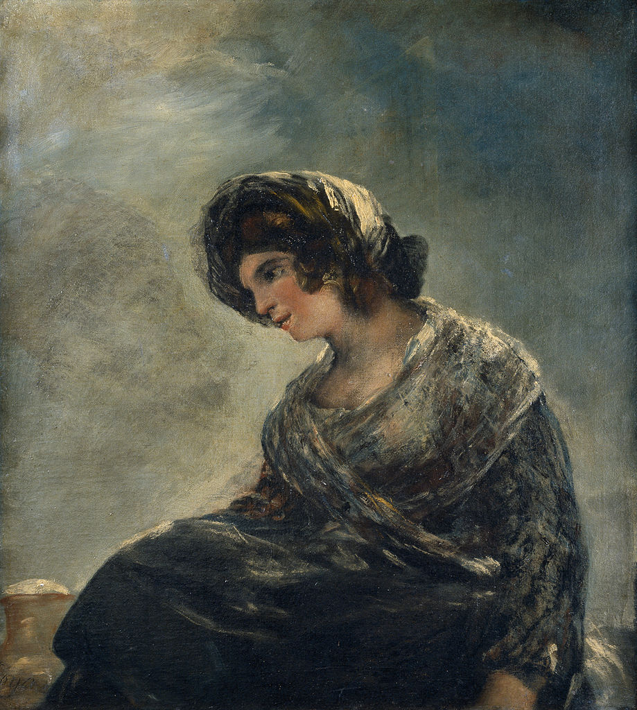 Francisco Goya, The Milkmaid of Bordeaux, 74 × 68 cm, 1825