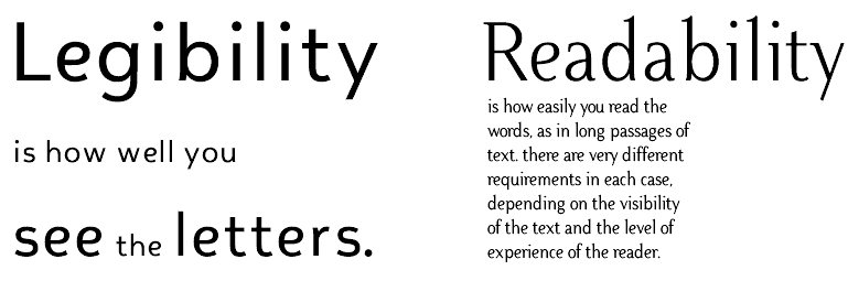 legibiliti dan readibility tipografi