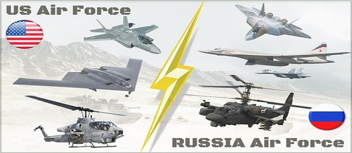 kekuatan militer Rusia dan Amerika