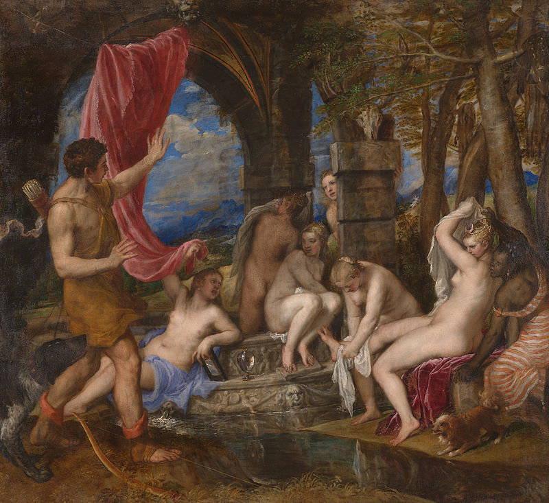 Lukisan Titian : Diana and Actaeon