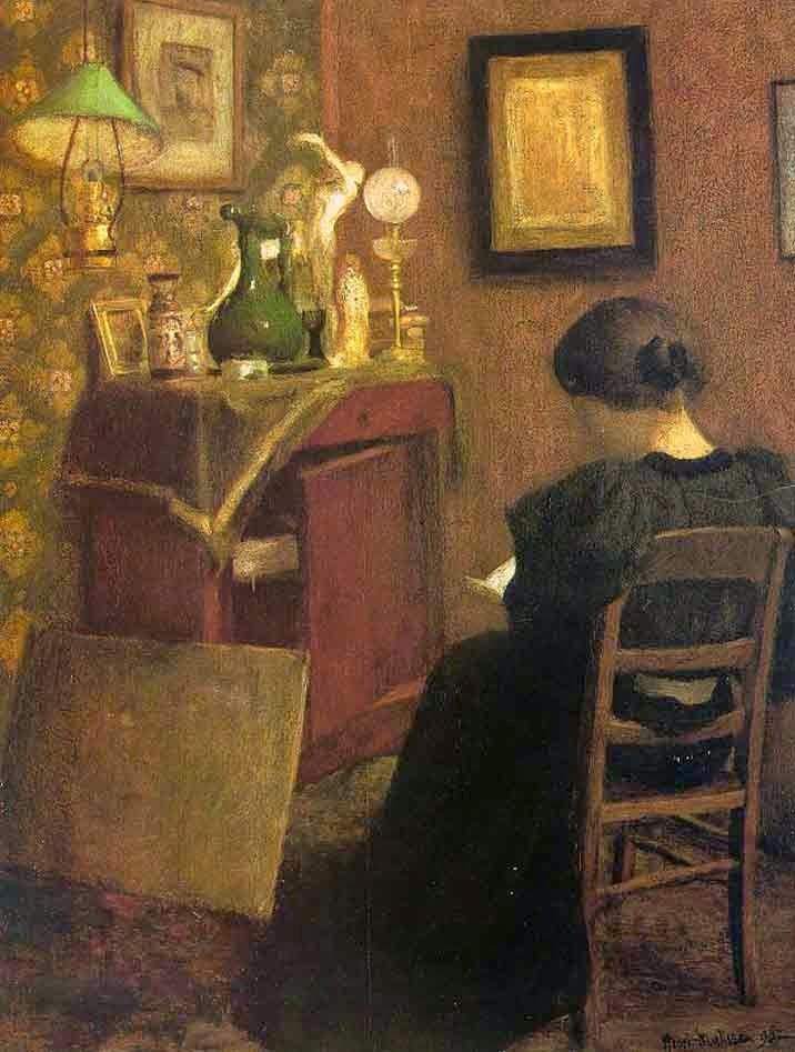 Henri Matisse, Woman Reading, Oil on canvas, 1894, In the Cone collection of the Museum of Modern Art, Paris
