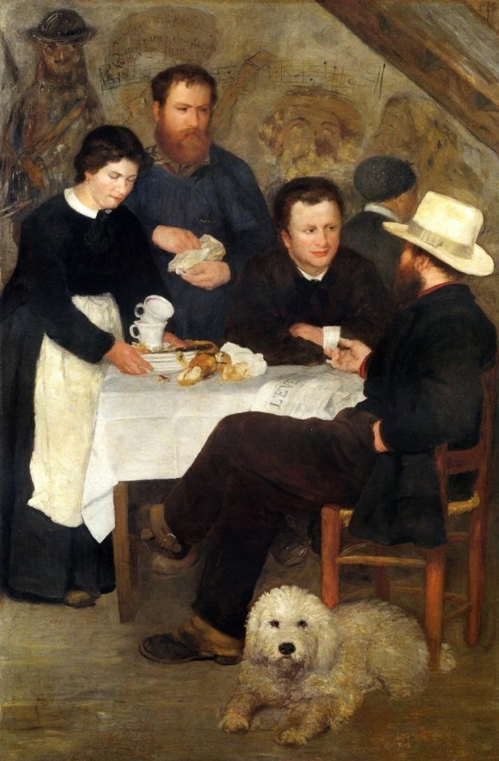 Pierre-Auguste Renoir, The Inn of Mother Anthony, 100 x 73cm, oil on canvas, 1866