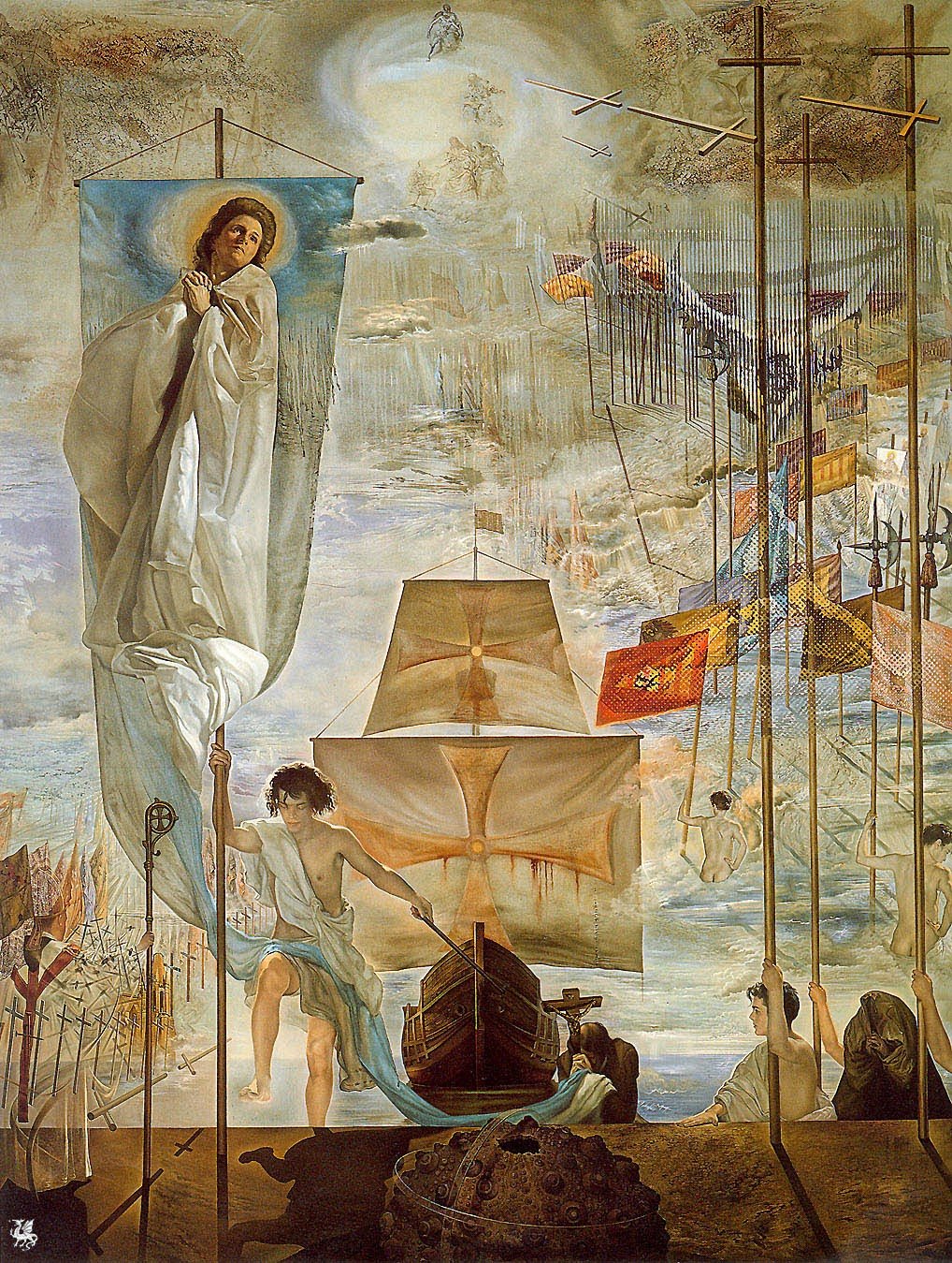 Salvador Dali, The Discovery of America by Christopher Columbus